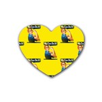 Rosie the riveter Heart Coaster (4 pack)