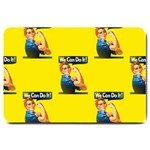 Rosie the riveter Large Doormat