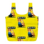 Rosie the riveter Full Print Recycle Bag (L)