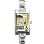 Casino Rectangle Italian Charm Watch