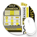 Casino Round Mousepad