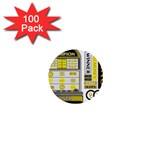 Casino 1  Mini Button (100 pack) 