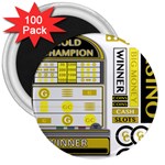 Casino 3  Magnet (100 pack)