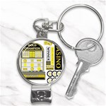 Casino Nail Clippers Key Chain