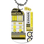 Casino Dog Tag (One Side)