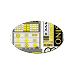 Casino Sticker Oval (10 pack)