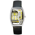 Casino Barrel Style Metal Watch