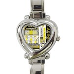 Casino Heart Italian Charm Watch