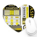 Casino Heart Mousepad