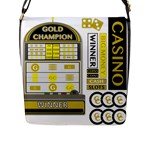 Casino Flap Closure Messenger Bag (L)