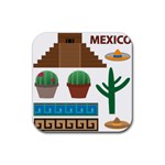 Mexico  Rubber Coaster (Square)