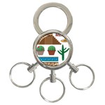 Mexico  3-Ring Key Chain