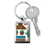 Mexico  Key Chain (Rectangle)