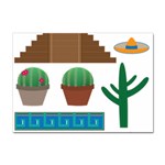 Mexico  Sticker A4 (10 pack)