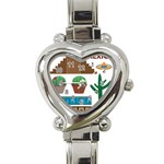 Mexico  Heart Italian Charm Watch