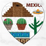 Mexico  Jigsaw Puzzle (Heart)