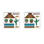 Mexico  Cufflinks (Square)