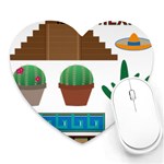 Mexico  Heart Mousepad