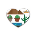 Mexico  Heart Coaster (4 pack)