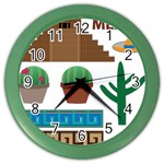 Mexico  Color Wall Clock