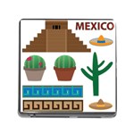 Mexico  Memory Card Reader (Square)