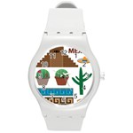 Mexico  Round Plastic Sport Watch (M)