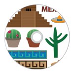 Mexico  CD Wall Clock