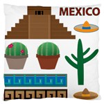 Mexico  Standard Flano Cushion Case (Two Sides)