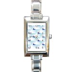 kawaii narwhal Rectangle Italian Charm Watch