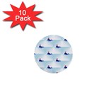 kawaii narwhal 1  Mini Button (10 pack) 