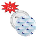 kawaii narwhal 1.75  Button (10 pack) 