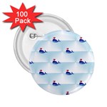 kawaii narwhal 2.25  Button (100 pack)