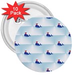 kawaii narwhal 3  Button (10 pack)