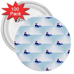 kawaii narwhal 3  Button (100 pack)