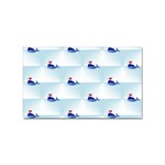 kawaii narwhal Sticker (Rectangular)