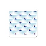 kawaii narwhal Magnet (Square)