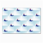 kawaii narwhal Postcard 4 x 6  (Pkg of 10)