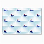 kawaii narwhal Postcards 5  x 7  (Pkg of 10)