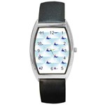 kawaii narwhal Barrel Style Metal Watch