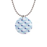 kawaii narwhal 1  Button Necklace