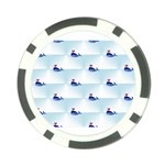 kawaii narwhal Poker Chip Card Guard