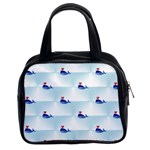 kawaii narwhal Classic Handbag (Two Sides)