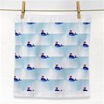 kawaii narwhal Face Towel