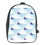 kawaii narwhal School Bag (Large)