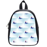 kawaii narwhal School Bag (Small)