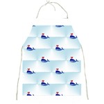 kawaii narwhal Full Print Apron