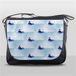 kawaii narwhal Messenger Bag