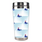 kawaii narwhal Stainless Steel Travel Tumbler