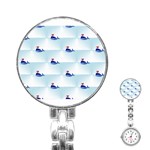 kawaii narwhal Stainless Steel Nurses Watch