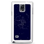 Sagittarius Stars Samsung Galaxy Note 4 Case (White)